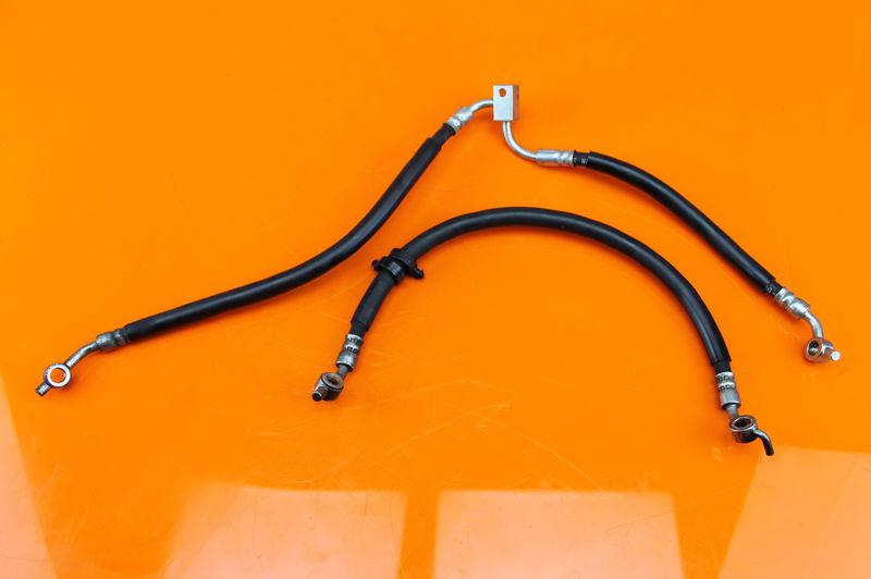 06 - 11 kawasaki zx14 zx14r  front brake caliper hoses lines - stock oem