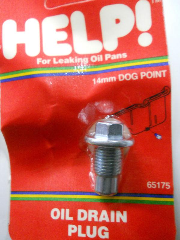 Help parts 14mm dog point oil drain plug for amc/jeep chrysler ford vw etc.