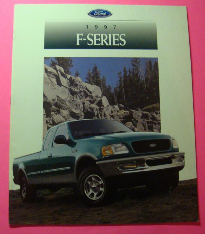 1997 ford f-series truck lineup showroom sales brochure..