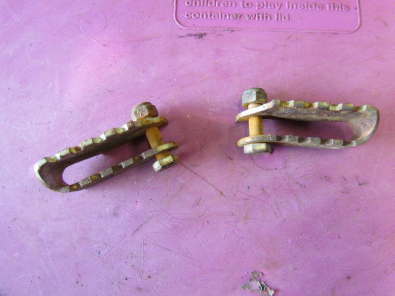 1972 ossa 250 mar ahrma left & right footpegs foot pegs