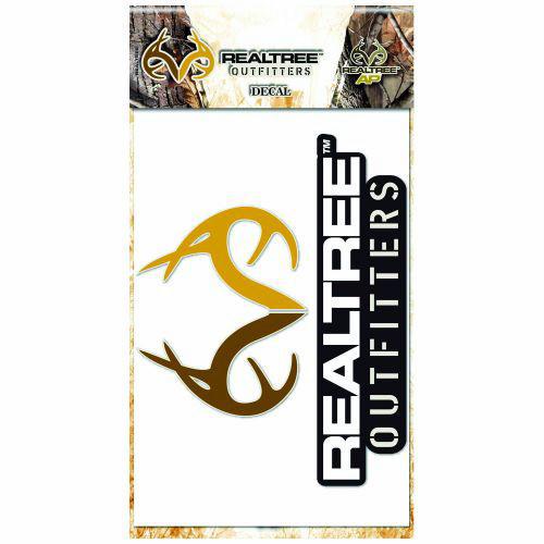 Rde1207 realtree outfitters logo 6" decal  auto/home/truck