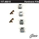 Centric parts 117.46015 rear disc hardware kit