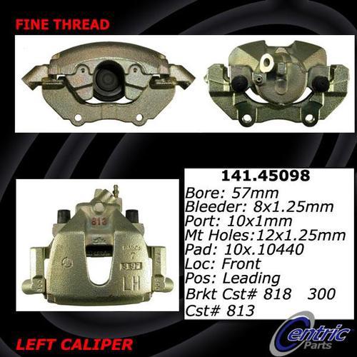 Centric 141.45098 front brake caliper-premium semi-loaded caliper-preferred