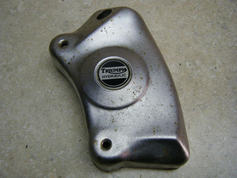 Original triumph front disc brake caliper cover 750 t140 t150 t160 1973 and on