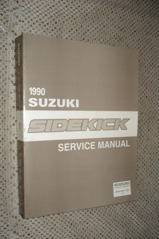 1990 suzuki sidekick service manual shop book original oem repair