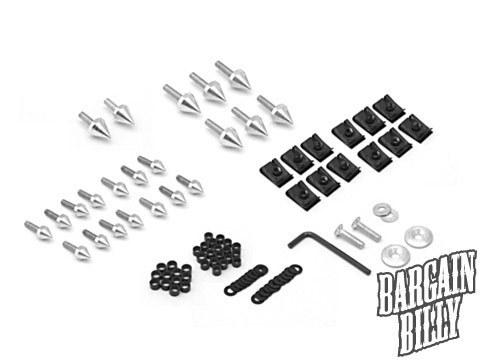 Kawasaki ninja zx9r zx6 zx6r spike fairing bolts kit (1998-2003)