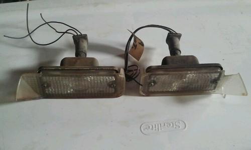 Pair of 1969 pontiac parking light lens & housing bonneville catalina rh lh