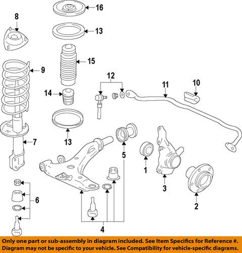 Kia oem 54610 2p000 suspension strut mount/strut cushion/mount