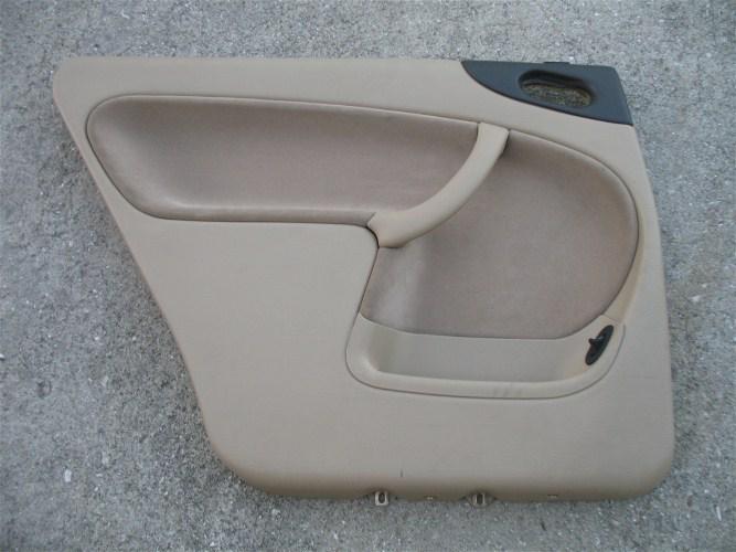 2000 saab 9-3 rear left driver side inside door panel beige tan lh 99 00 01 02