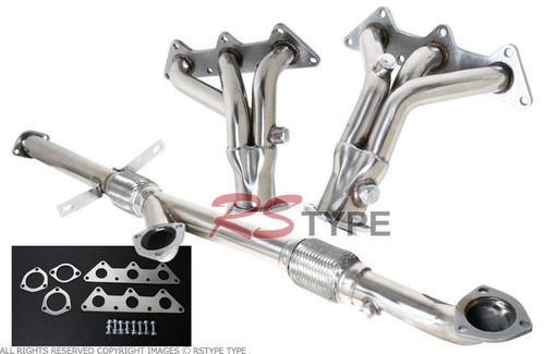 2000-2005 mitsubishi eclipse gt v6 racing header exhaust manifold 01 02 03 04