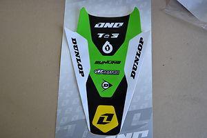 One rear fender  graphics kawasaki kx250f kx450f kxf250 kxf450 2009 2010 2011 