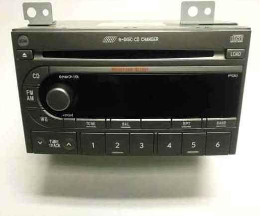 04-06 subaru forester 6 disc cd radio p130 oem lkq