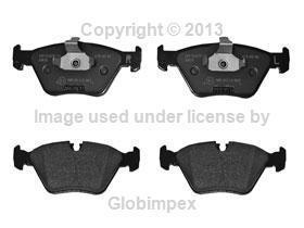 Bmw genuine front brake pad pads e39 528i oem + 1 year warranty