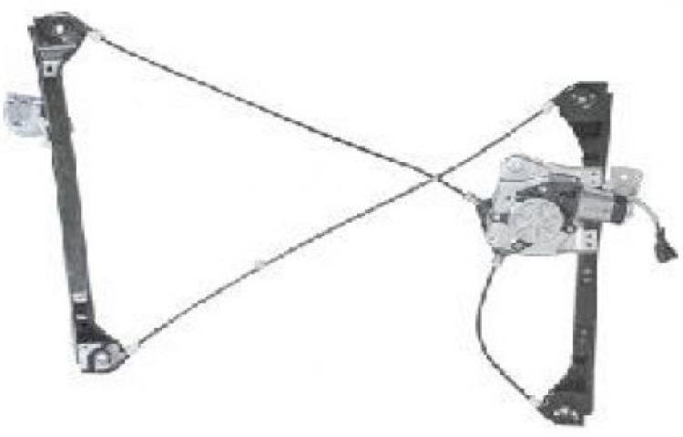 Power front window regulator with motor warranty - pair