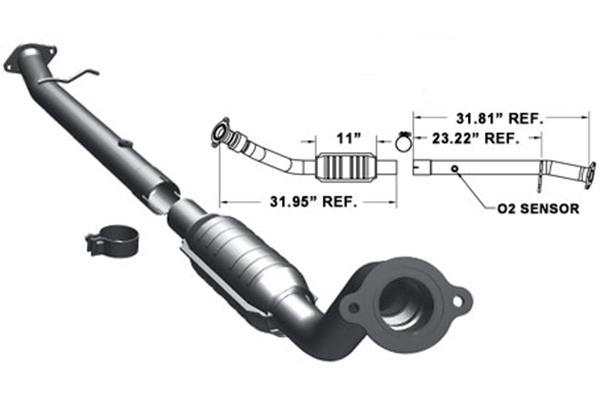 Magnaflow catalytic converters - 49 state legal - 93313