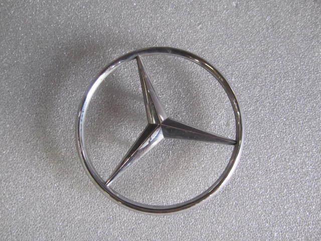 Mercedes benz oe trunk lid emblem ornament small round emblem