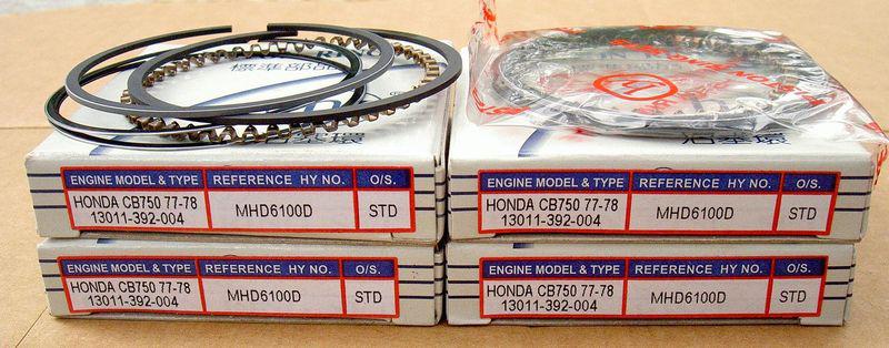 Honda cb 750 f k 1977 - 78 piston rings 4 sets standard size 13011-392-004