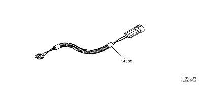 F5tz14300b ford cable - battery to starter motor