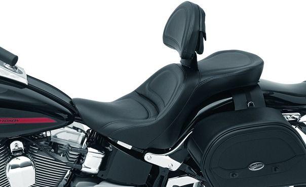 Saddlemen explorer seat w/backrest harley-davidson fxst 2006-2010