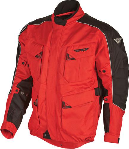 Fly racing terra trek 3 motorcycle jacket red/black small