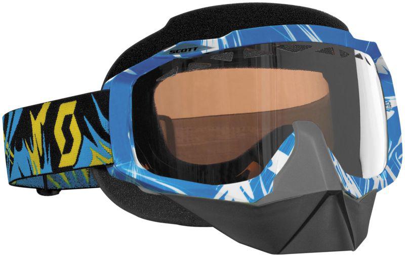 Scott usa hustle snowcross goggles strobe/rose lens