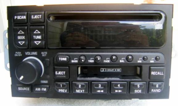  99 00 01 02* buick century regal lesabre park avenue cd cassette player radio 