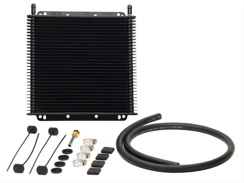 Tci auto 824104 aluminum max-cool transmission coolers 11" x 9.875" x 3/4" black