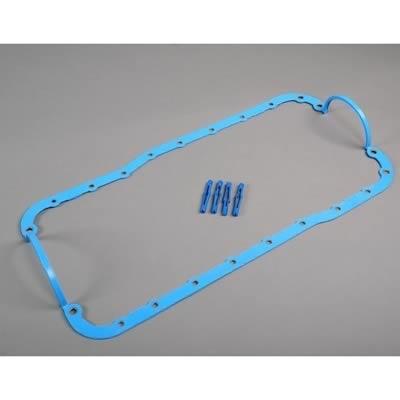 Fel-pro felos13260t oil pan gaskets 1-piece molded rubber ford kit -