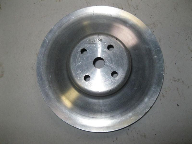 Pontiac water pump pulley billet alluminium