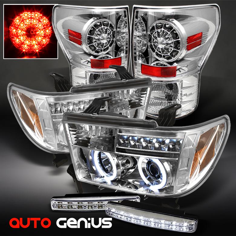 07-13 tundra ccfl projector headlights + philips-led tail lights + daytime led