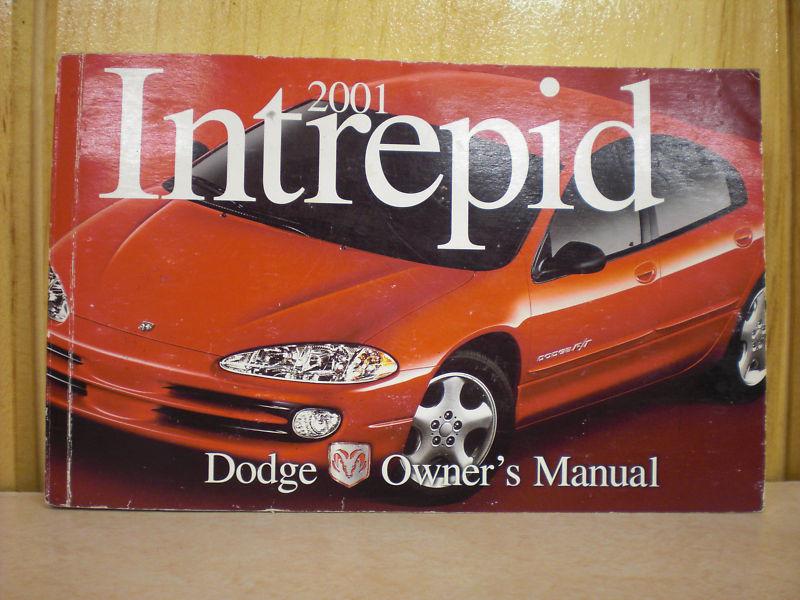 2001 dodge intrepid owner's manual