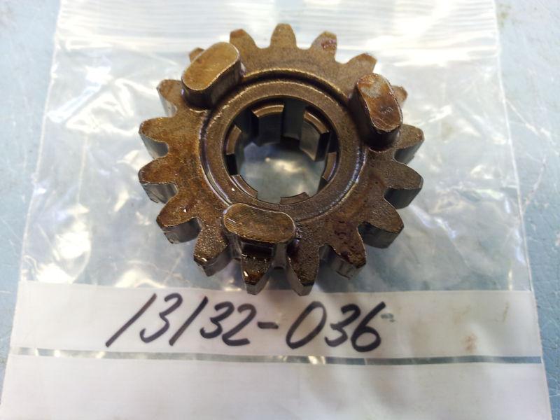 Kawasaki kx250 a 1974-1976 3rd drive gear 13132-036 nos