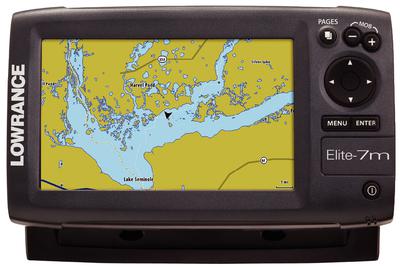 Lowrance elite-7m gold gps/chartplotter 00010975001