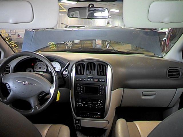 2005 chrysler town & country sunvisor lh driver gray lighted/mirror 2629947