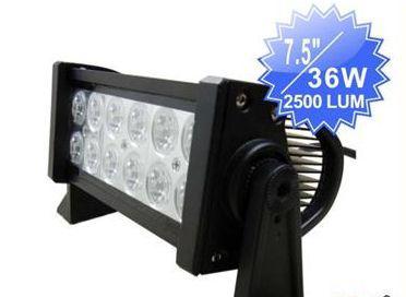 6" 36w 2500 lumen spot led light bar 2 times brighter for 1/2 the price