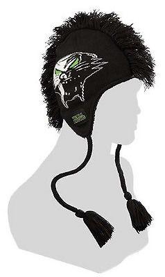 Black team arctic cat mohawk cathead beanie cap hat 5243-073