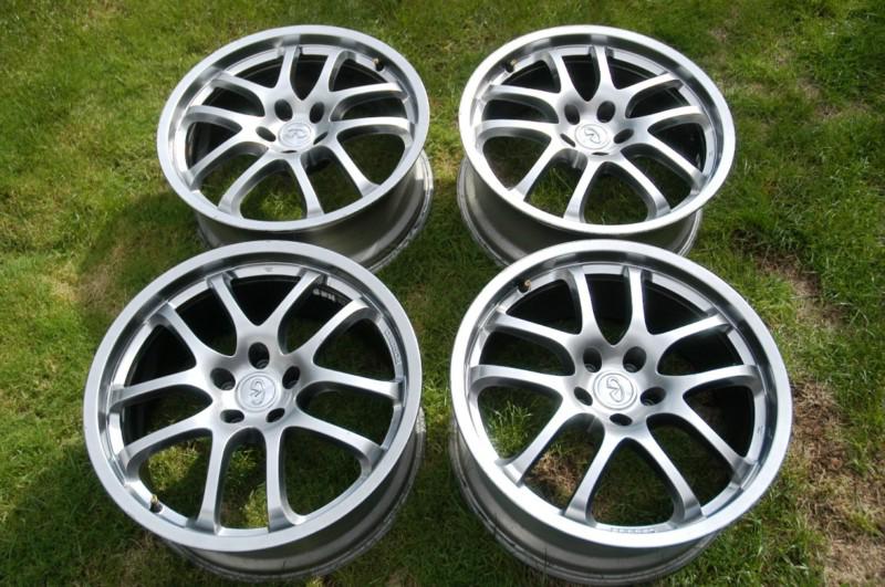 Infiniti g35 19" oem forged staggered wheels g37 rays nissan 350z