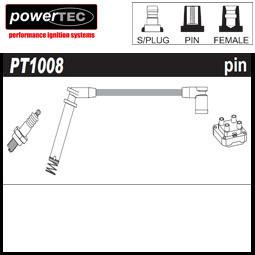 Powertec ht ignition leads ford fiesta mk4 1.3 i (mot jja/jjc/jje/jjj/ jjk/jjm)