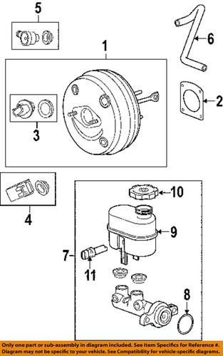 Gm oem 15844166 brake master cylinder