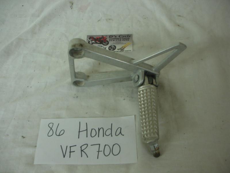 86-87 honda vfr-700 left rear set with foot peg. good used oem