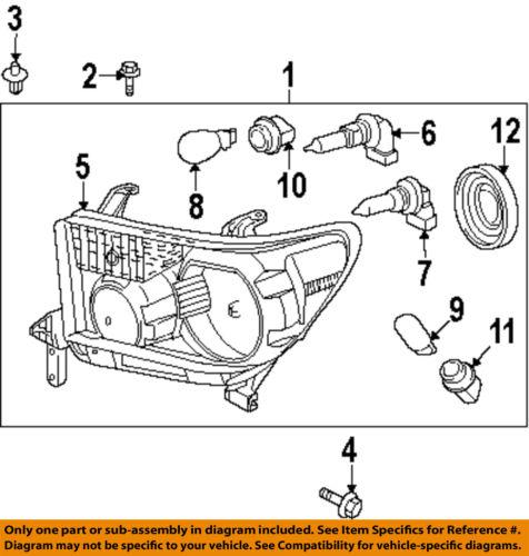 Toyota oem 9008498062 side marker light bulb-bulb