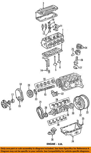 Gm oem 12592195 seal, crankshaft/engine crankshaft seal