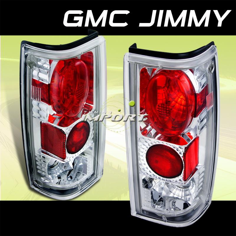 1982-1994 blazer jimmy sonoma clear red lense tail lights replacement left right