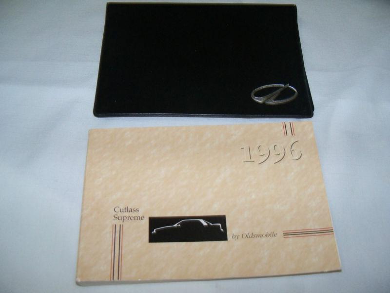 1996 oldsmobile cutlass supreme owner manual 2/pc.set & black gm factory case