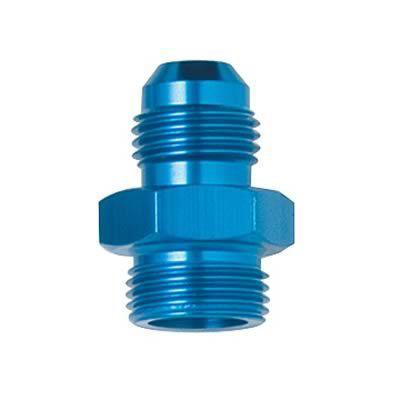 Fragola fitting carb inlet straight male -6 an to 12mm x 1.5 male thread blue ea