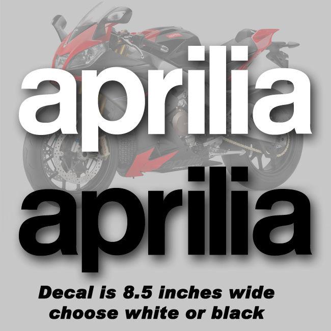 Aprilia decals fits all models or vehicles