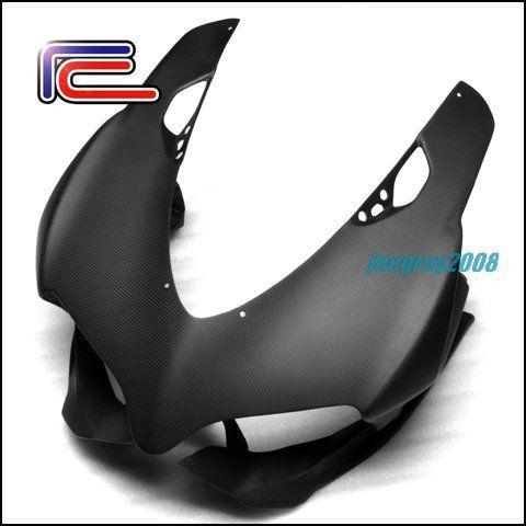 Rc matte carbon fiber front head fairing ducati 1199 panigale s tricolore