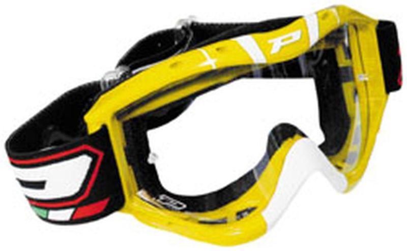 New progrip 2011/2012 3400 dual race line goggle adult goggles, yellow, one size