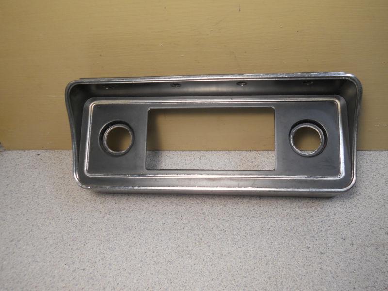 72 73 ford maverick radio bezel trim  oem ford 70 71 72 73 comet