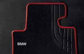 Bmw carpeted floor mats oem 3 series f30 2012-on sport version front & rear